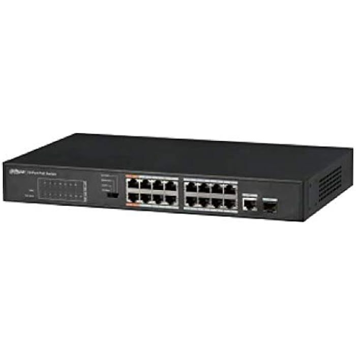 Commutateur PoE - DAHUA - DH-PFS3117-16ET-135 - 16 Ports - Gestion facile - Haute performance