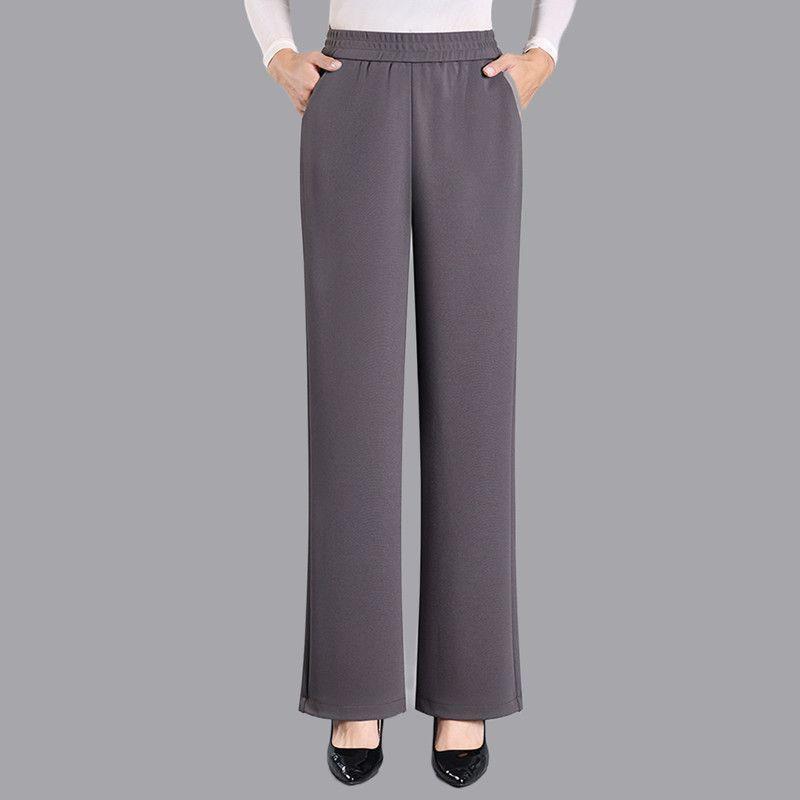 Women s Plus Velvet High-Waisted Wide-Leg Micro-Flare Pants 30 (50-58kg)