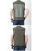 Men's Breathable Summer Mesh Vest with Multiple Pockets for Photography and Fishing
