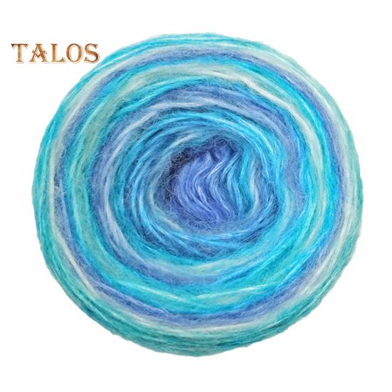 

1 рулон градиентной пряжи 133,9 дюйма пряжа мохеровая пряжа акриловая и шерстяная пряжа для вязания крючком и спицами шарфов проекты по рукоделию E