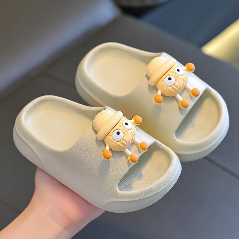 Children's Non-Slip EVA Bathroom Slippers - Thick Sole, Odor-Free, Unisex Indoor Footwear
