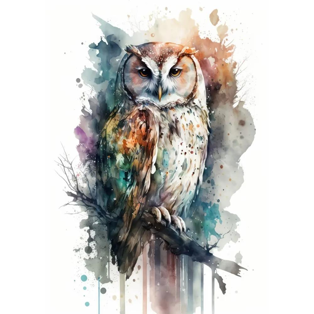 Safari Animals Watercolor Posters Colorful Children Prints Rainbow Animal Canvas Painting Wall Art Pictures Home Kids Room Decor