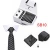 Men's 5-Piece Tie Gift Box: Formal & Wedding Attire