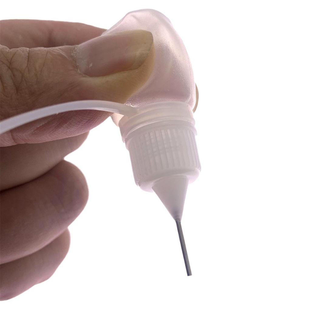 10Pcs Precision Needle Tip Applicator Bottles 5/10ml Needle Tip Squeeze Bottle for Glue Ink Liquid Acrylic Painting