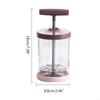 2025 New ABS Hand Pump Kitchen Cream Whipper DIY Pitchers Manual Milk Frother Foam Maker Shop Tools Multipurpose