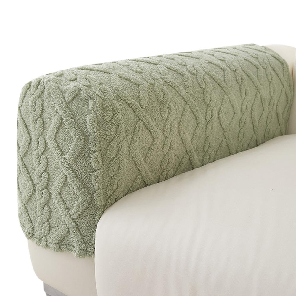 

Anti Slip Sofa Armrest Cover Elastic Couch Arm Protector Sofa Cover for Home Furniture Decor зелёный
