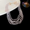 Pearl Multi-layered Pearl Necklace Jewelry Pearl Choker Ins Simple Korean Pearl Necklace Women