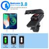 Motorcycle Usb Fast Cellular Charger Waterproof Motorcycle Fast Charger Plug Kit USB With Type-C Adapter Digital Display Voltmeter Thermometer