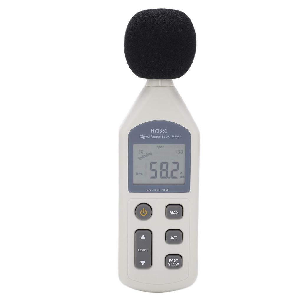 HY‑1361 Digital Sound Level Meter Handheld LCD Screen USB Decibel Monitor Noise Recorder 30‑130dBA 35‑130dBC