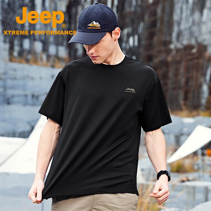 Jeep Men's Modal Blend Breathable Short-Sleeve Outdoor T-Shirt