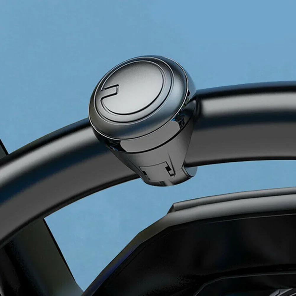 360 Degree Rotation Metal Bearing Power Handle Ball Shaped Car Steering Wheel Booster Spinner Knob Universal Helper Accessories