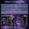 8pcs LED USB Projector Light Multicolor Planets Hearts Moon Astronaut Patterns Ambient Bedroom Living Room Night Light