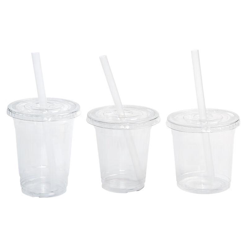 Minxun Disposable Plastic Beverage Cups with Lids