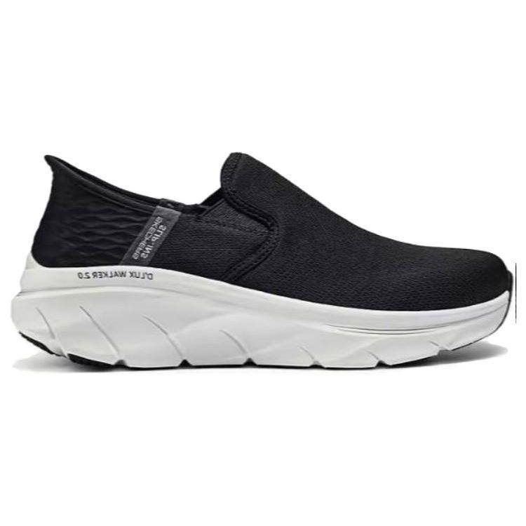 Skechers Slip-Ins Comfortable Simple Versatile Durable Lightweight Low-Top Casual Shoes Men Sneakers Black 232463-BLK