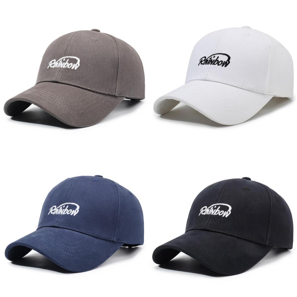 Korean Style Baseball Cap With Curved Brim And Embroidery For Summer And Spring