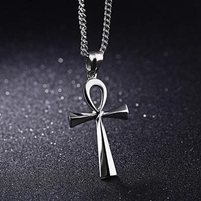Amulet Pendant Egyptian Ankh Crucifix Necklaces Pendants Symbol of Life Cross Necklaces Jewelry Wholesale