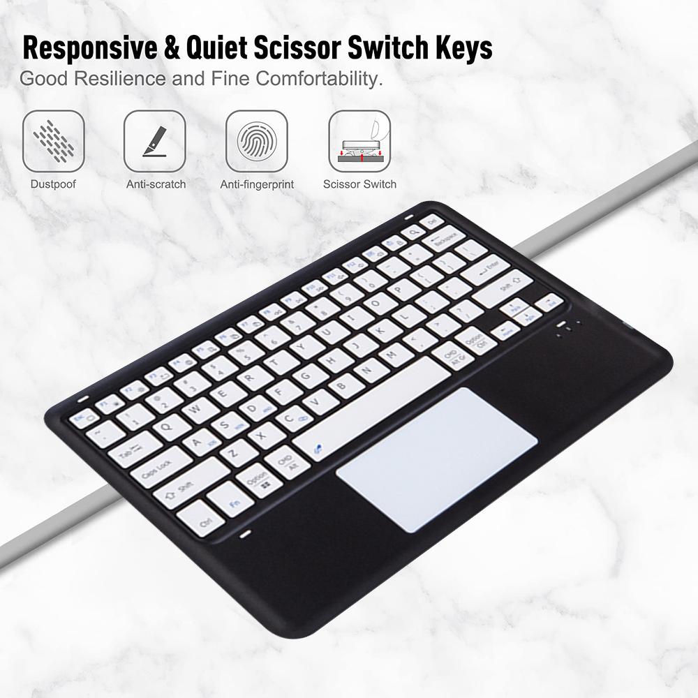 Portable Tablet Sleeve for Samsung Galaxy Tab S8 Ultra 14.6" Detachable Bluetooth Touch Magnetic Keyboard Cover With Pen Stand