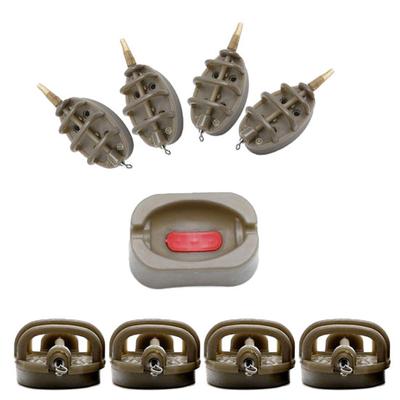 Carp Fishing Feeder Lure Bait Trap Baiting Tool Tackle Mould with Lead Weight