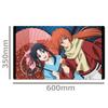 TV Anime Meiji Swordsman Romantic Story Kyoto Character Rubber Mat Himura Kenshin Kaoru Kamiya "Rurouni Kenshin - Disturbance" &