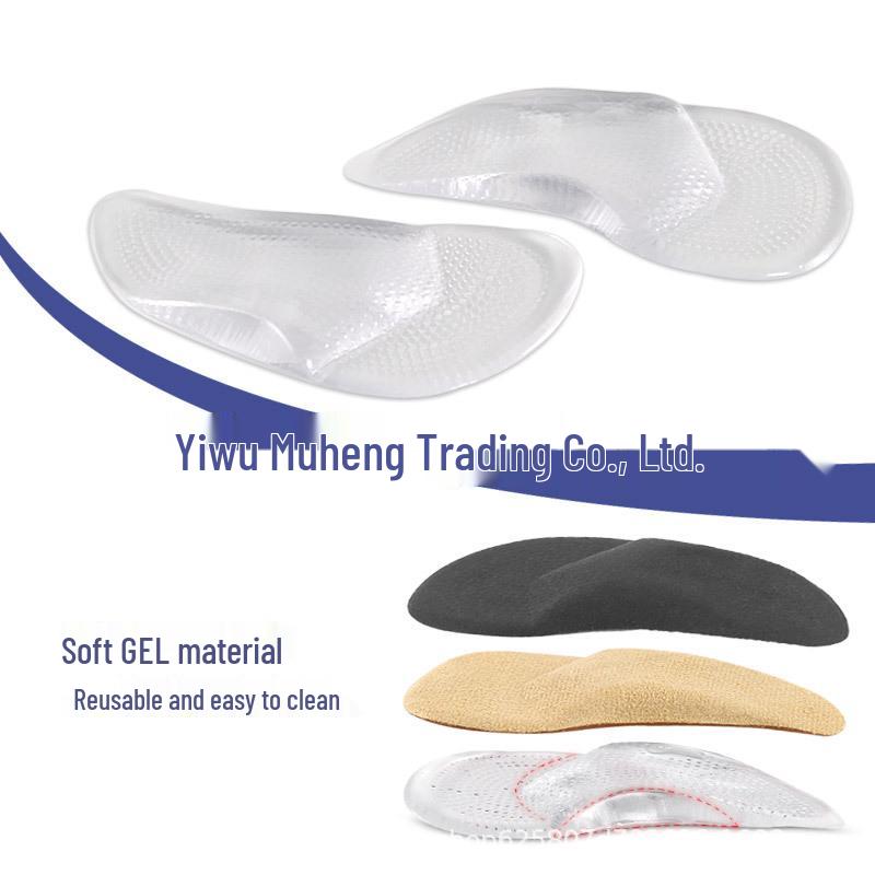 

Women s Silicone Arch Support Insole for High Heels - Foot Fatigue Relief, Flat Foot Correction, Self-Adhesive Sandals Pad for Summer One Size