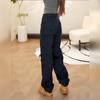 2025 Early Autumn Slimming Scimitar Cargo Pants - Women's Loose Straight-Leg Casual Pants for Pear-Shaped Bodies