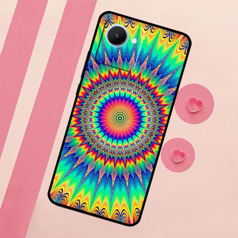 Vintage Ornament For Realme C67 C75 C63 C61 C71 C55 C51 C65 C53 10 11 12 13 14 15 Pro Plus GT6 GT7 Pro Case