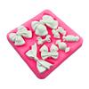 Cake Decoration Tools, Pastry Kitchen Baking Accessories Set, 1pcs Bow Knot Resin Art Molds Silicone Fondant Mould