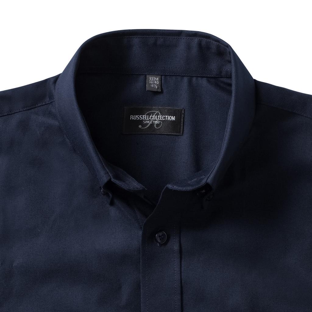 Russell Collection Mens Oxford Formal Shirt