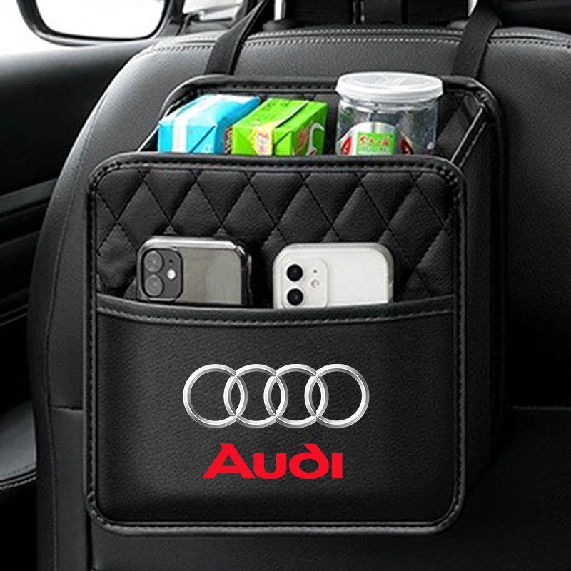 Car Storage Bag Multi-function Seat Back Storage Pocket Suspension for Audi Q3 Q5L Q7 Q2L S4 S5 S6 S7 S8 TT RS3 RS4 A6L A4L A3 A4 A7 A5 8P 8V 8L R8