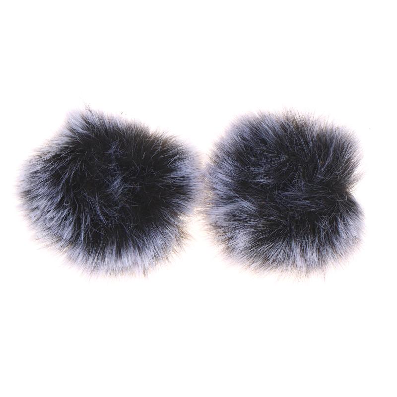 Universal Lavalier Microphone Furry Windscreen Fur Windshield Wind Muff Soft For D11 Rode Boya Lapel Lavalier Mic