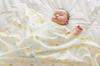 D by DADWAY Sunny Day Double Gauze Swaddle NZDB1065852 Blanket, Yellow,