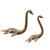 Nessies Decors Figurines Metal Sea Animal Statues Decorative Ornament for Living Room,Bookshelf,Side Table Decorations