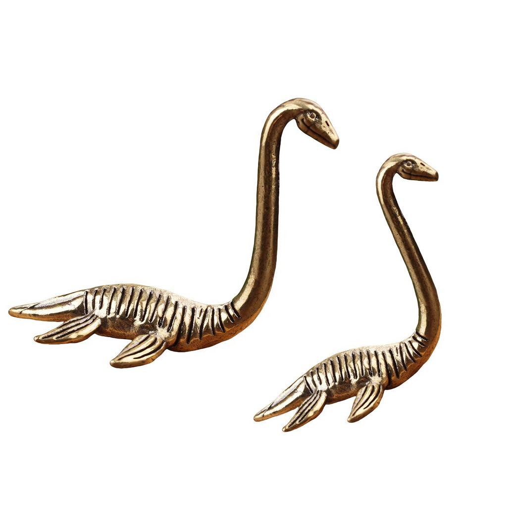 Nessies Decors Figurines Metal Sea Animal Statues Decorative Ornament for Living Room,Bookshelf,Side Table Decorations