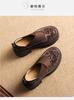 Deep Mouthed Le Fu Shoes Women's Single Shoes Spring and Autumn 2025 New Style Sponge Cake Thick Sole Round Toe Retro Casual Women's Single Shoes