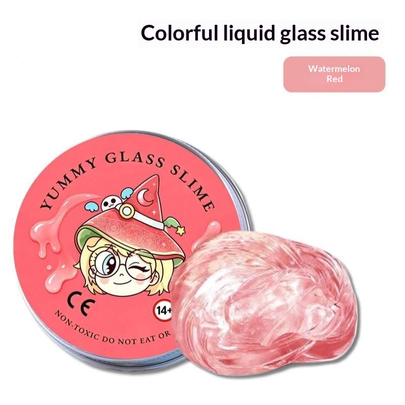 Reusable Putty Liquid  Bouncy Slime Toy Set Kid Safe Mud Stress Relief Color Clay Shape Handmade Diy Handgum Playdough