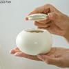 Creative Eggshell Shape Candle Holder Ceramic Candlestick Desk Decoration Wax Melt Burner Aroma Diffuser Home Aroma Container