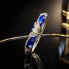 1cm Colored Dropper Oil Bangle Crown Women's Hand Bracelet Crown Cloisonne Bracelet  Jewelry Gifts