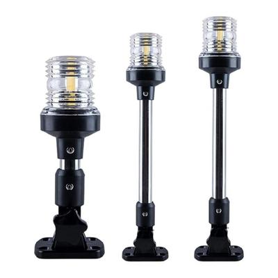 Langlebiges Mehrzweck-Boots-Marine-LED-Ankerlicht 5000K Einstellbarer Abstrahlwinkel Edelstahl Wasserdichtes Design