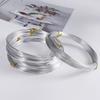 1m Silver Round Aluminum Wire for DIY Headbands, Bunny Ears, & Cat Ears Hair Accessories