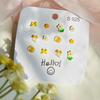 Spring/Summer Heart Flower Stud Earrings: Small, Sweet, High-End Design with Silver Needle for Women