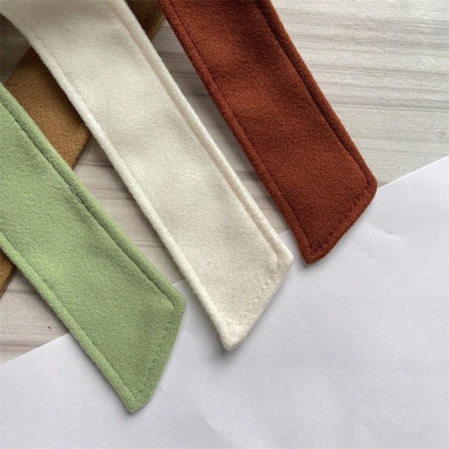 Winter Coat Double-sided Brushed with Woolen Belt Straps, Decorative Belt Accessories