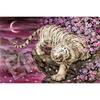 Epoch 1000 Piece Jigsaw Puzzle Illustration/Art Harai Kayomi Sakura White Tiger (50 X 75 Cm) 11-6...