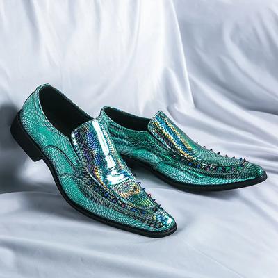 Herren Formelle Schuhe Luxusmarke Hohe Qualität Spitze Zehen Chelsea Schuhe für Herren Paare Glitzer Leder Partyschuhe Zapatos De Vestir