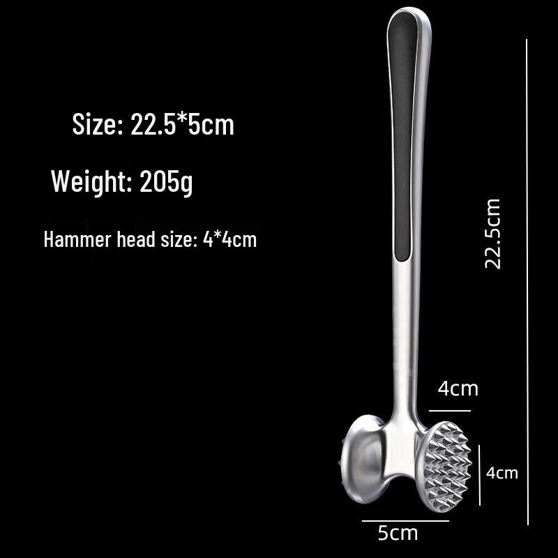 MUTTI Solid Zinc Alloy Meat Tenderizer Hammer