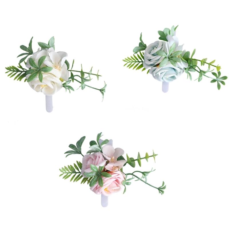 Trend Wrist Corsage with Artificial Rose for Create Beautiful Wedding Decors