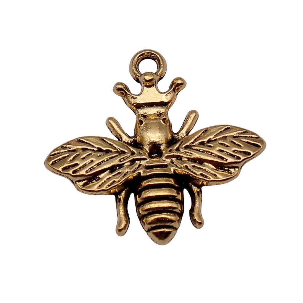 Large Pendants Bees Honeycomb Charms For Bee Themed DIY Jewelry Making