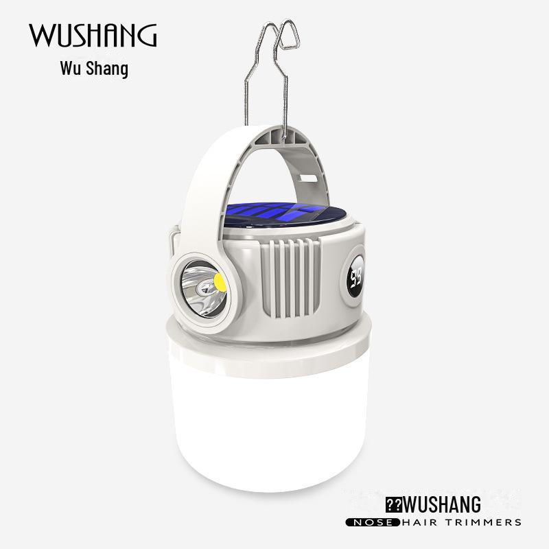 Portable Solar Camping Lamp with Long Battery Life and Bright Light