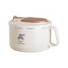 1100ml Ramen Bowl with Chopsticks and Fork 304 Stainless Steel Instant Noodle Partner Large Capacity Sealed Lunch Box Student
