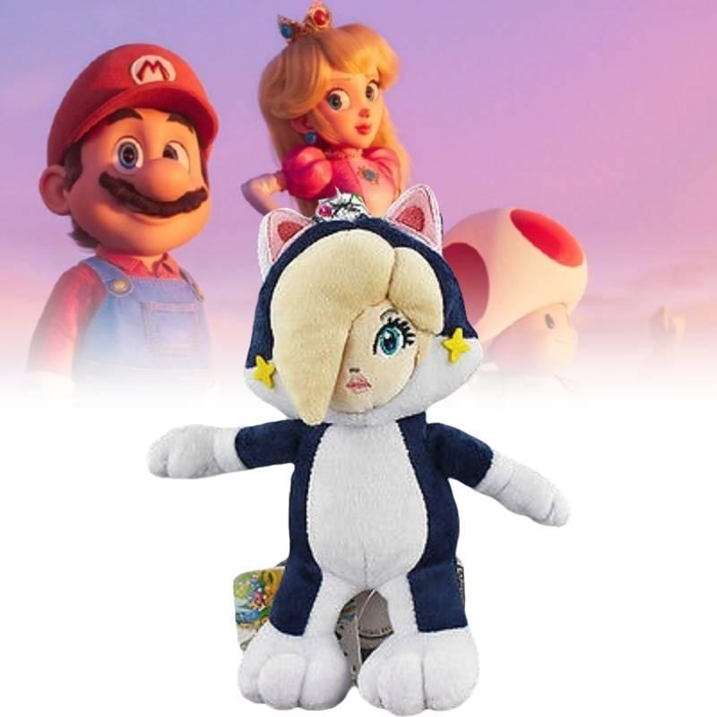 Realistische Niedliche Prinzessin Sanei Super Mario 3D World Neko Katze Mario Plüschpuppe Spielzeug Komplettes Interaktives Spielset