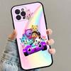 Cute G-Gabbys D-Dollhouse Black Silicone Matte Phone Case For iphone 17 Air 16 15 14 13 12 11 Pro Max Plus Back Cover TPU